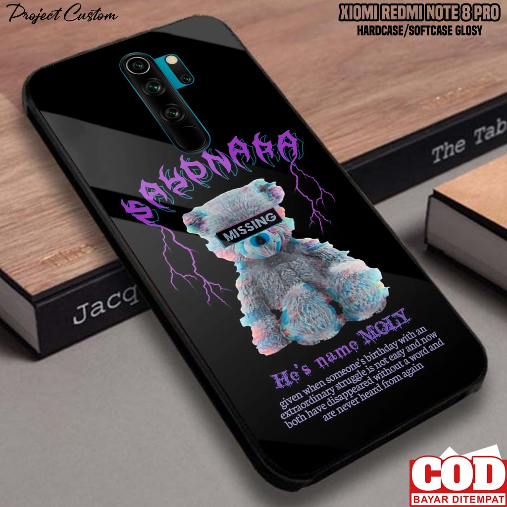 Case Xiaomi Redmi Note 8 Pro - Casing Xiaomi Redmi Note 8 Pro [ BNK ] Softcase Glass Kaca - Kesing H