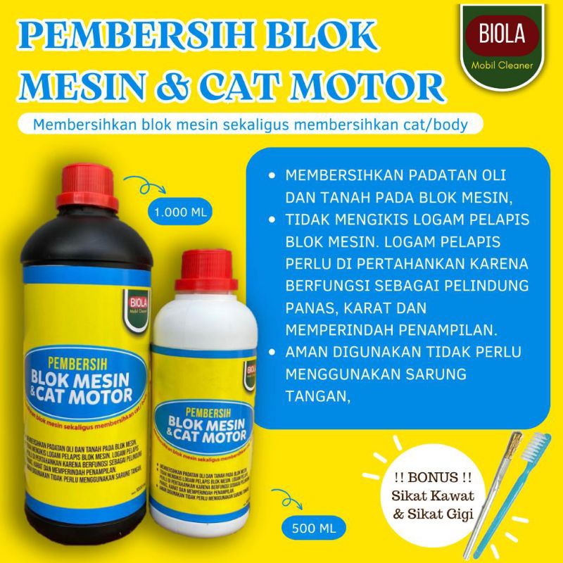 Pembersih Blok Mesin Dan Cat Motor