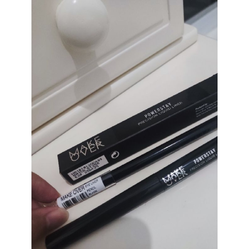 Eyeliner Make Over Original pensil dan eyeliner liquid/cair