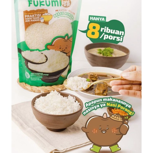 

BSBK0804 Fukumi beras porang 1 kg free bubblewrap