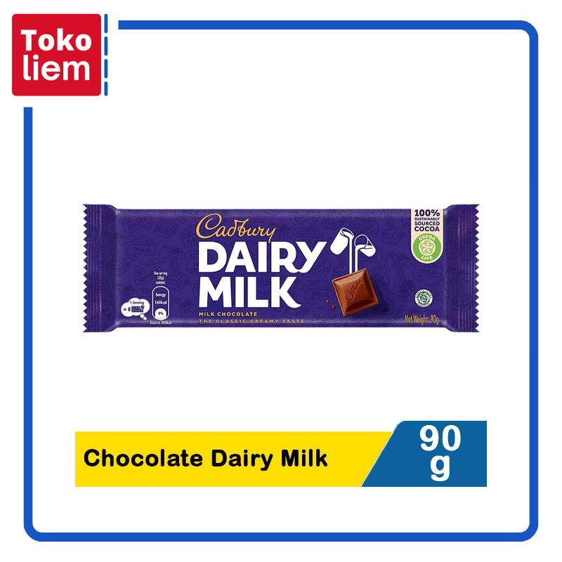 

Cadbury Chocolate Dairy Milk 90G