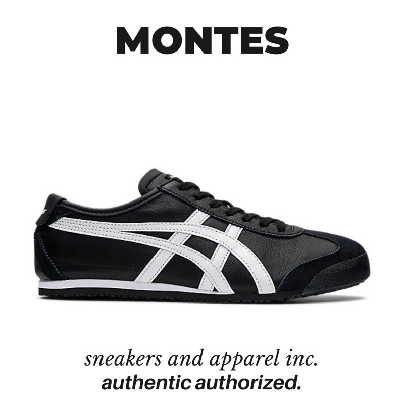 Sepatu Onitsuka Tiger Mexico Black White Original