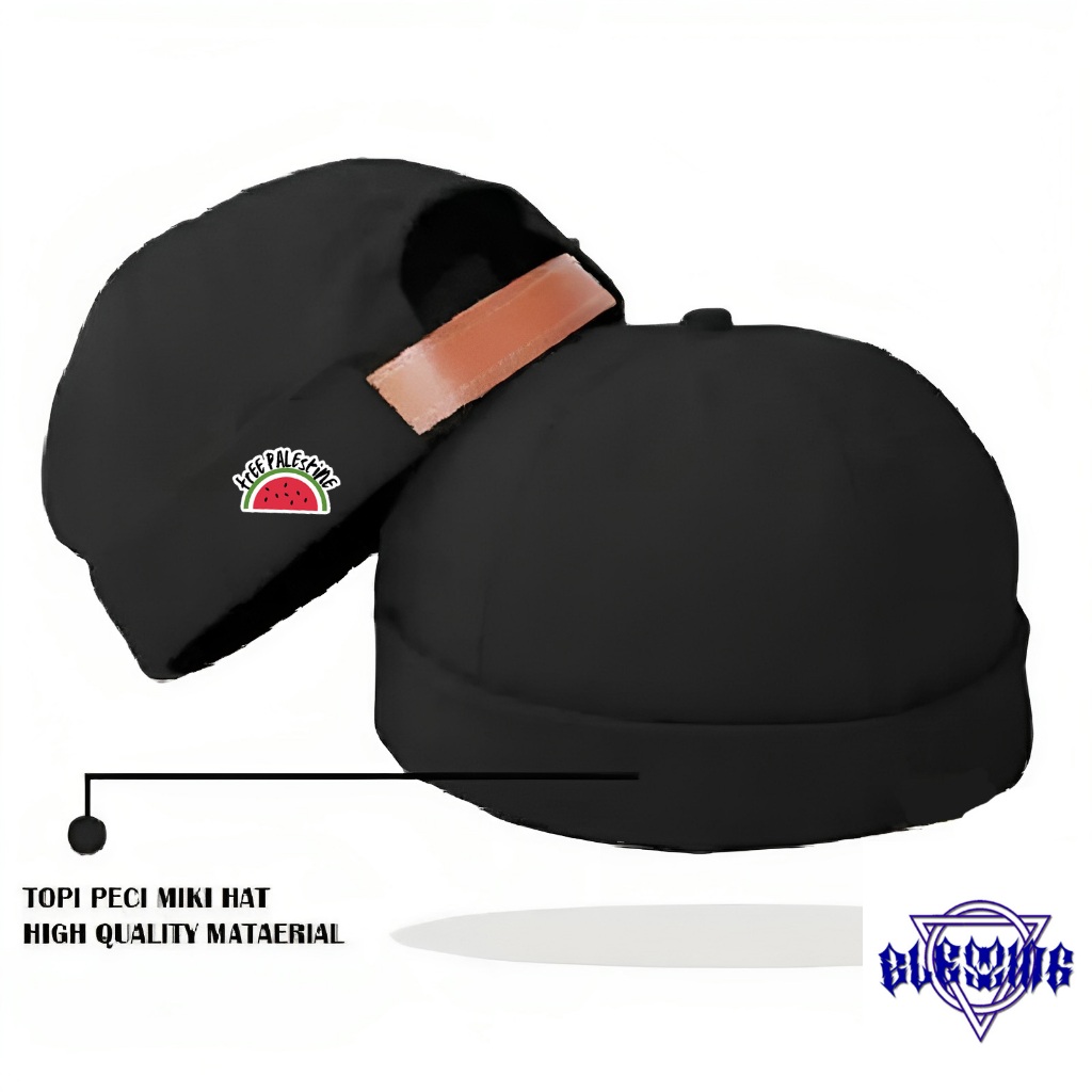 TOPI PECI MIKIHAT PALESTINE FREE PALESTINE WATERMELON SAVE PALESTINE