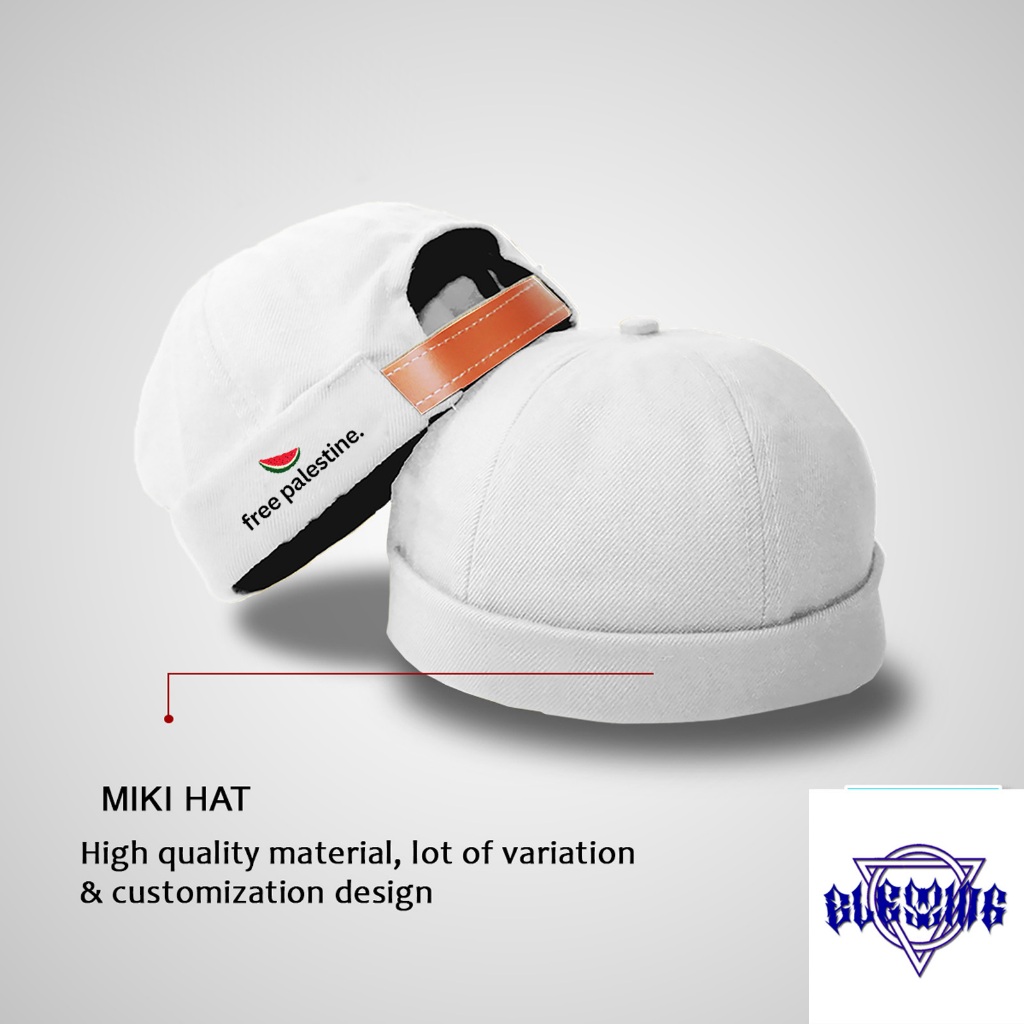 TOPI PECI MIKIHAT PALESTINE FREE PALESTINE WATERMELON SAVE PALESTINE