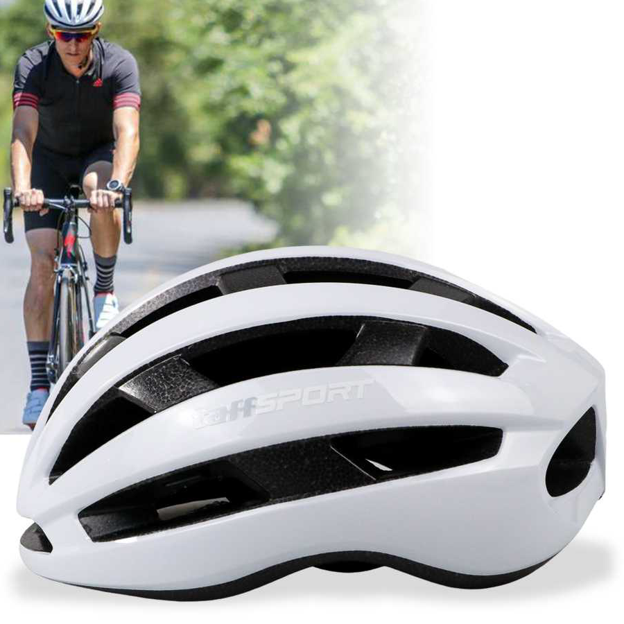 Super Promo TaffSPORT  Helm Sepeda Ultralight Cycling Bike Helmet - KP-1 Putih