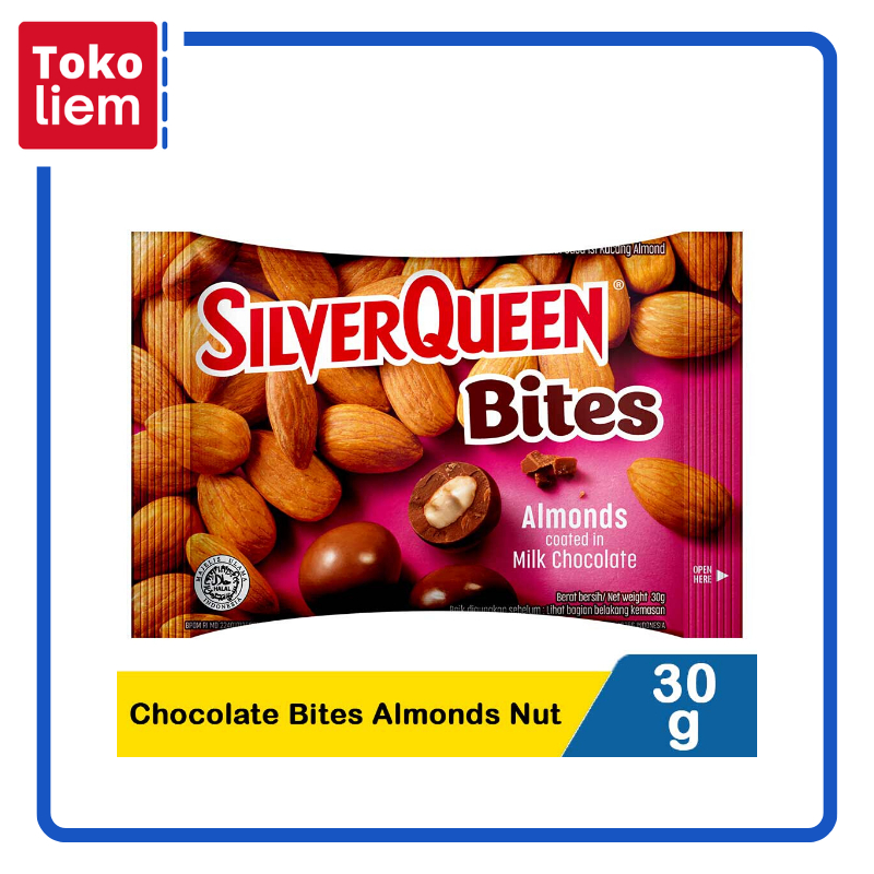 

Silver Queen Chocolate Bites Almond Nuts 30G