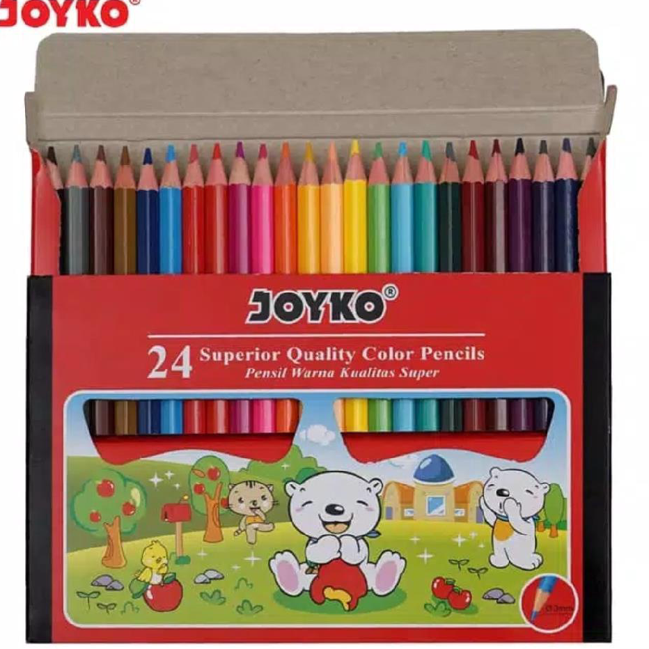 

Stok Banyak Pensil Warna 24 Warna Pendek Joyko (isi 24) Produk