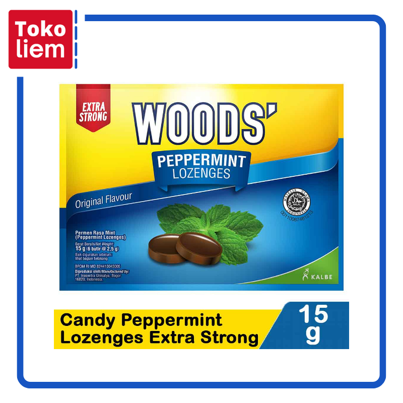 

Woods Candy Peppermint Lozenges Extra Strong 15G