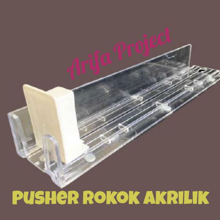 MQYD8990 【Penjualan Terbaik】COD Pusher Rokok Akrilik / Rak Rokok Akrilik