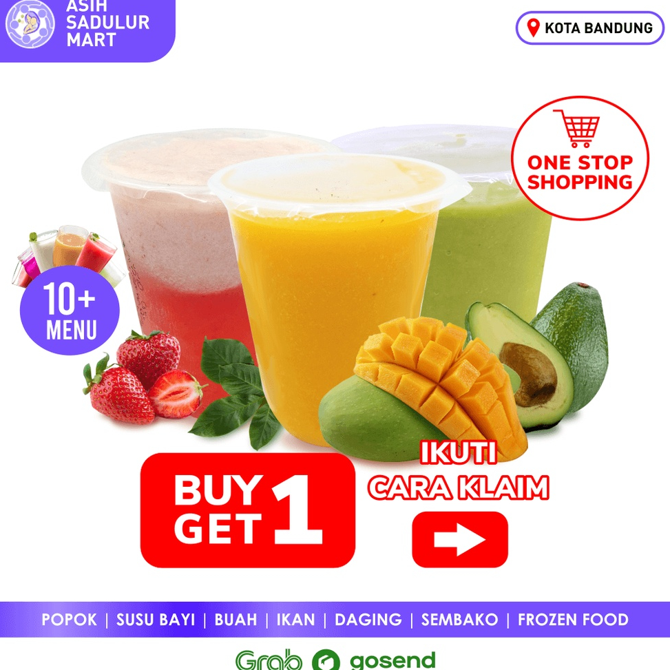 

CNTX0044 Jus Buah Segar Pilihan Alpukat | Mangga | Stroberi | Buah Naga | Jambu | Semangka | Sirsak | Melon | Pepaya | Pear 1 Cup Promo Bandung