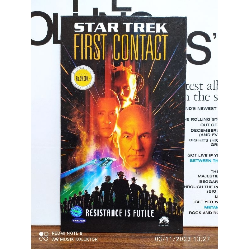 VCD Original : STAR TREK - FIRST CONTACT.