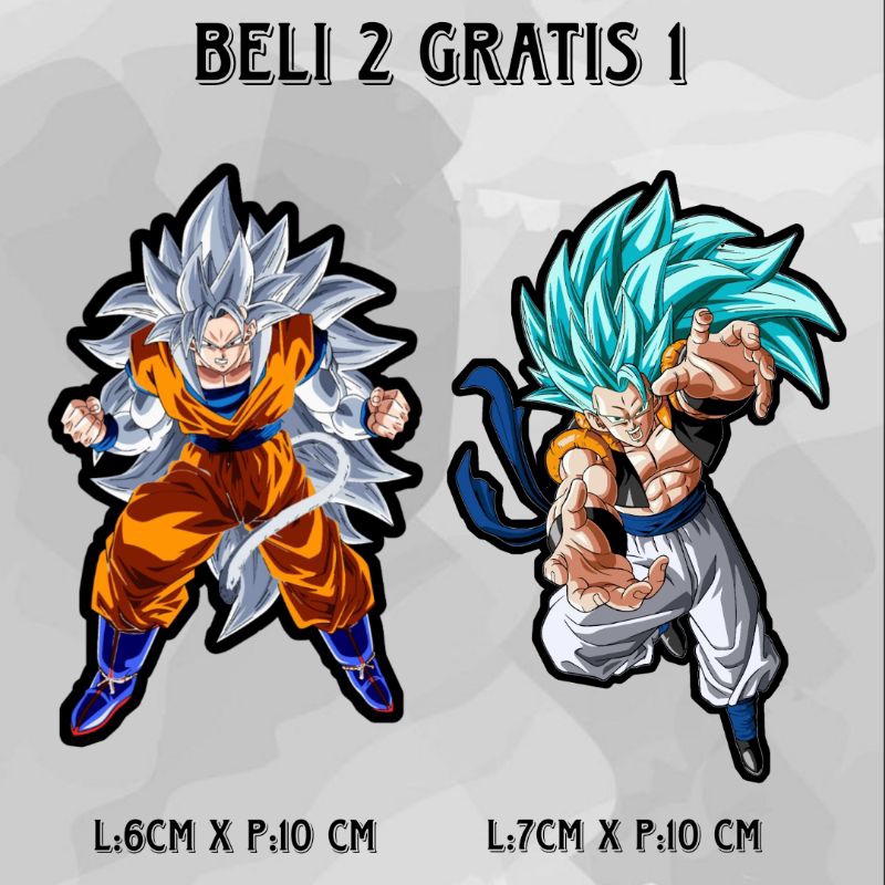 

Stiker Hologram DragonBall Stiker Murah Buy 2 get 1 (Minimal 4pcs) Harga diatas 2 stiker