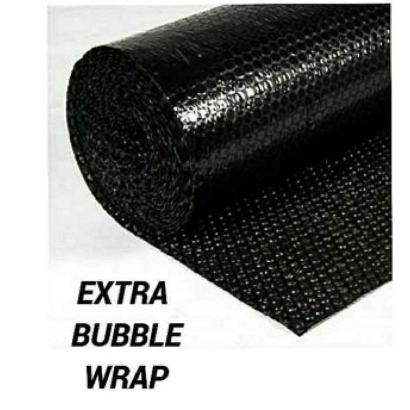 

Extra Bubble wrap hitam / Bubble wrap tambahan packing / hanya untuk tambahan packing