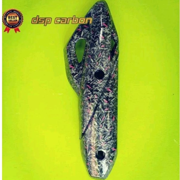 COVER KNALPOT PCX150 CARBON WTP FORGED