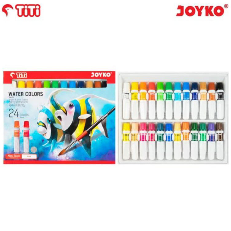 

Harga Promo JOYKO TITI 24 WATERCOLOUR PAINT / CAT AIR 24 WARNA JOYKO WAC-6ML-24 ➚➹✲