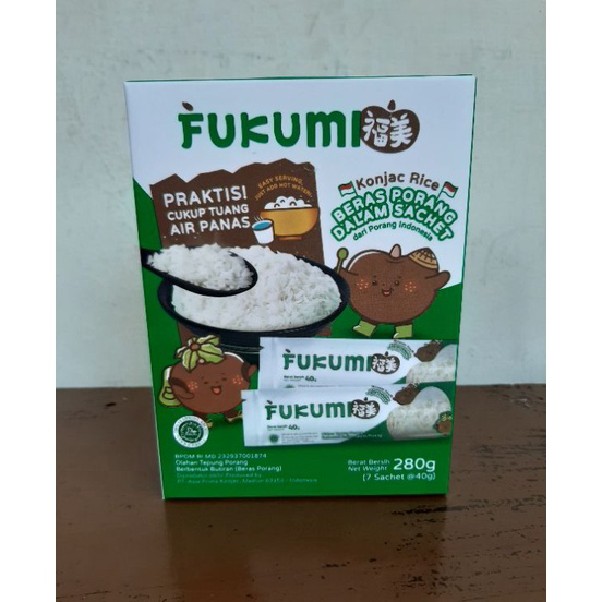 

RTLB1236 Fukumi Beras Porang 1 Box Isi 7 Sachet @ 40 gram