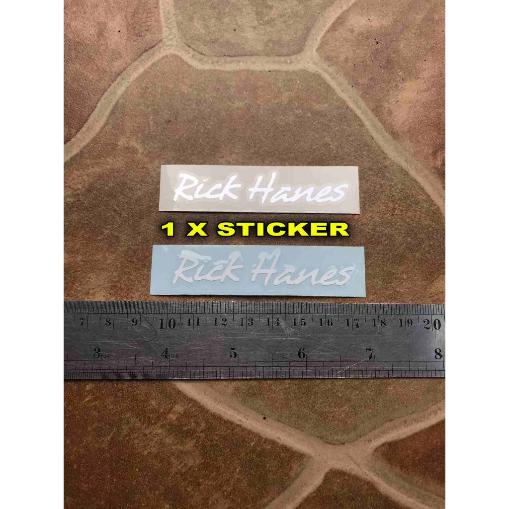 Gitar Rick Hanes Headstock Sticker Tempel Elektrik Not Decal Akustik Klasik Bass Guitar Nylon