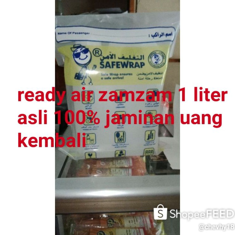 

XFBT9507 Air zam zam 1 liter 100% asli