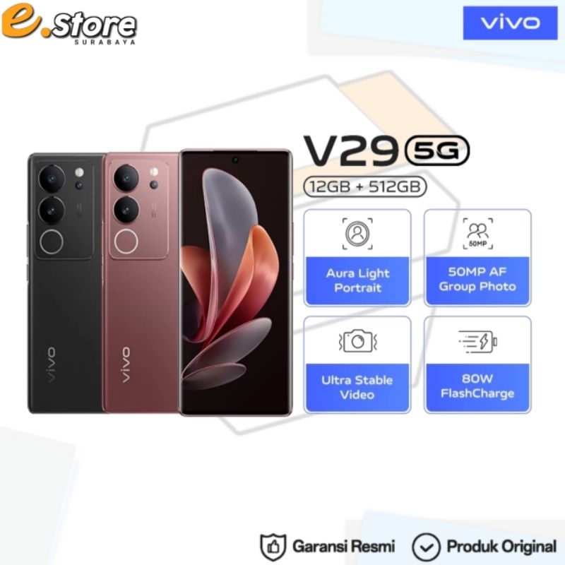 VIVO V29 5G {12GB/512GB} ORIGINAL & BERGARANSI RESMI VIVO