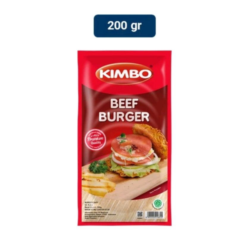 

Kimbo Beff Burger Isi 6 / 200gr