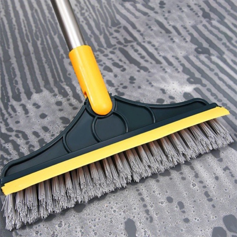 sikat lantai toilet 2IN1 sikat toilet ganggang panjang sikat serbaguna