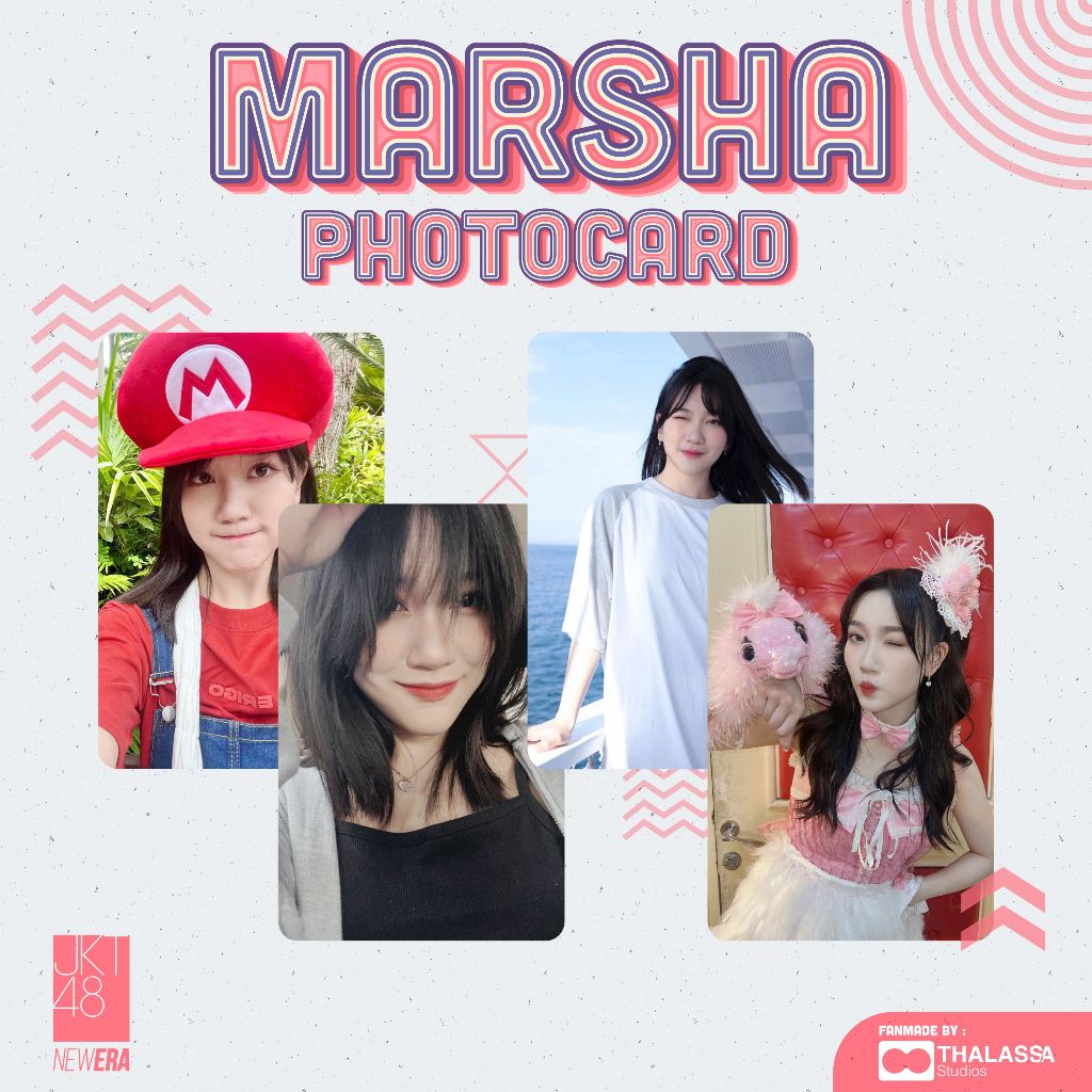 Photocard Marsha Lenathea JKT48 PC Photopack Selca Unofficial Fanmade - SATUAN
