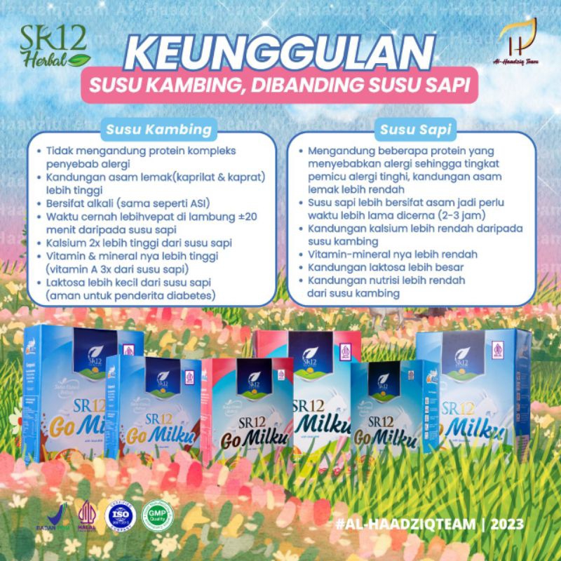 

GOMILKU SUSU KAMBING ETAWA ASLI SR12 HERBAL