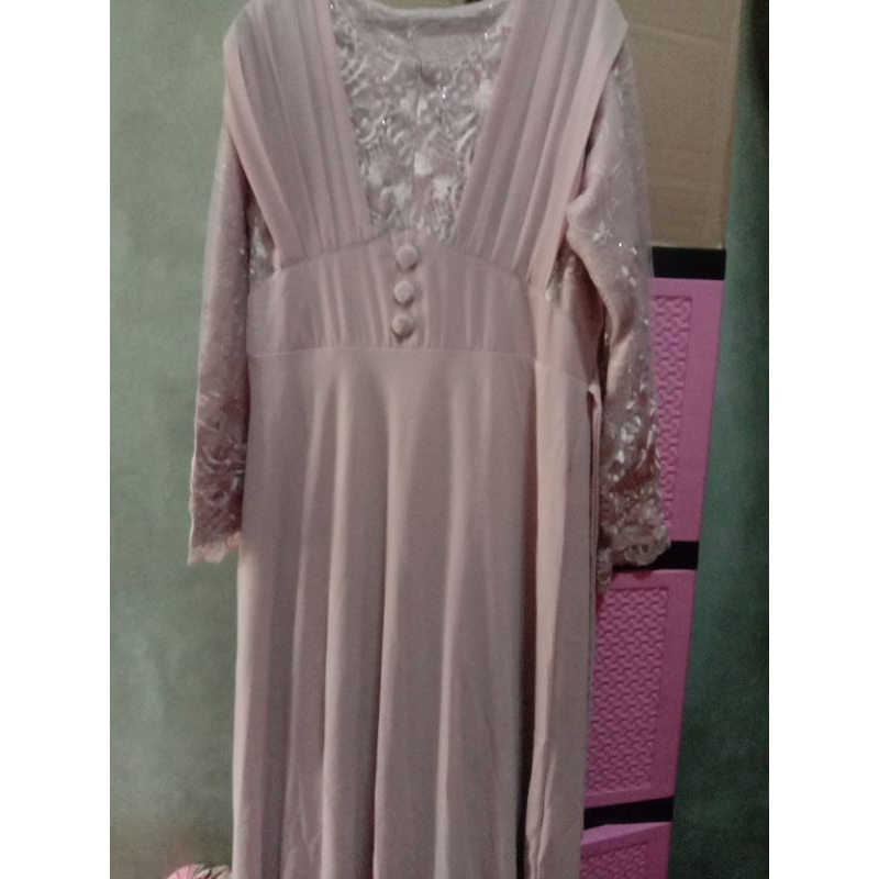 PL gamis brukat mix ceruty