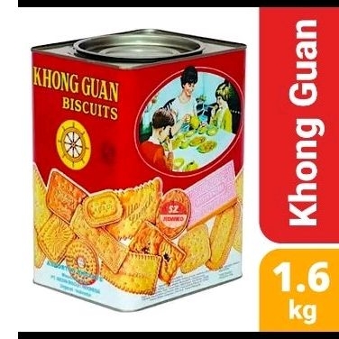 

Khong Guan Kaleng Biskuit 1.6 kg Bukan marie regal / Promo termurah Khong guan