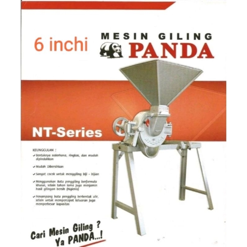 mesin gilingan bumbu PANDa 6 inchi NT 150 mesin giling tahu grinder machine