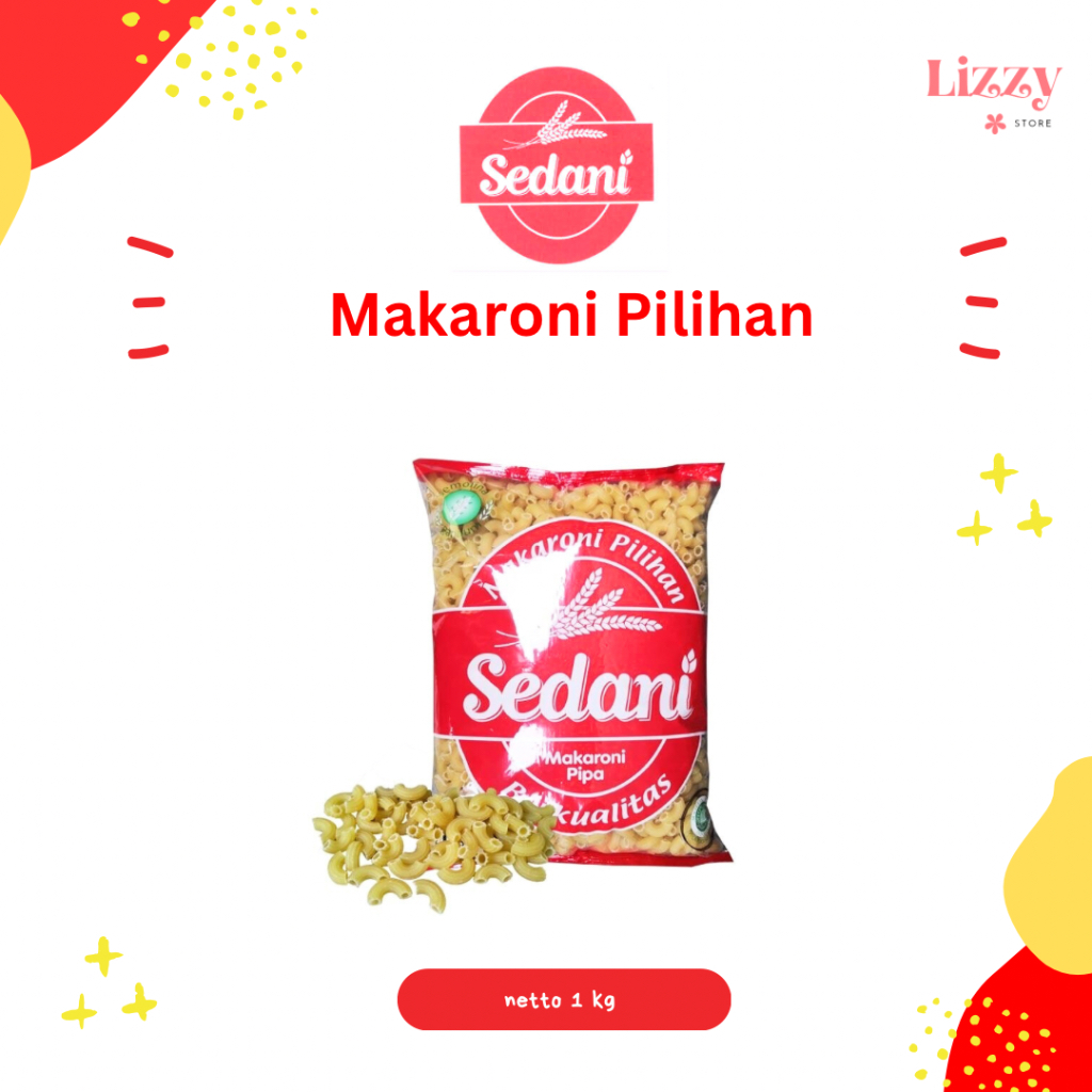 

Makaroni Sedani Pasta Pipa Kemasan 1kg