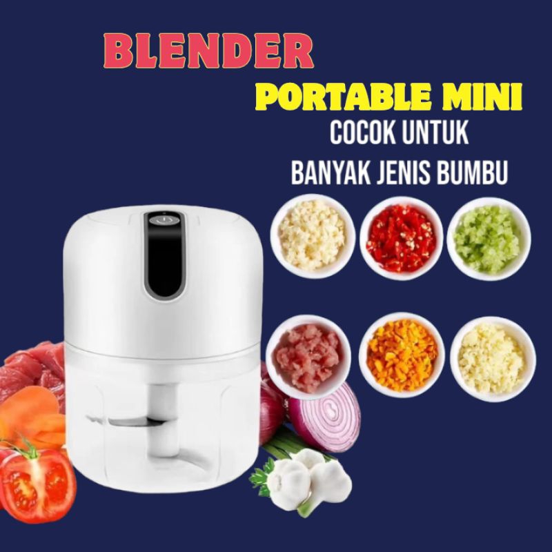 Mini Chopper Portable USB Mini Chopper Garlic Blender Portable Mini USB Chopper Electric Meat Grinde