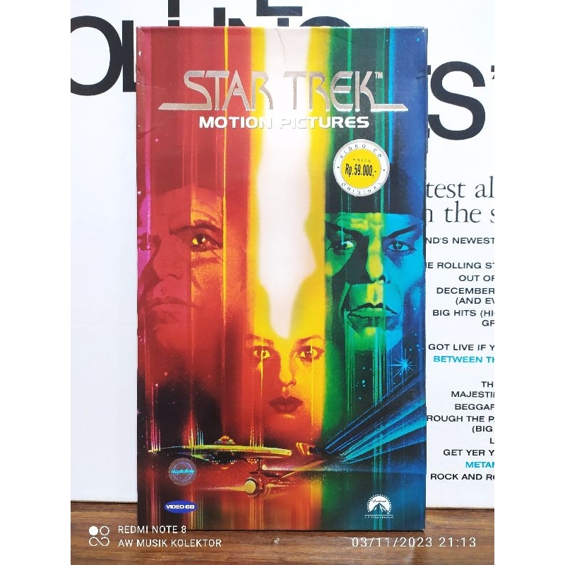 VCD Original : STAR TREK - MOTION PICTURES