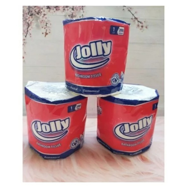 Tisu Gulung Jolly 200 sheet / Tissue Role Jolly / Tissue Jolly Roll / Tisu Jolly Gulung