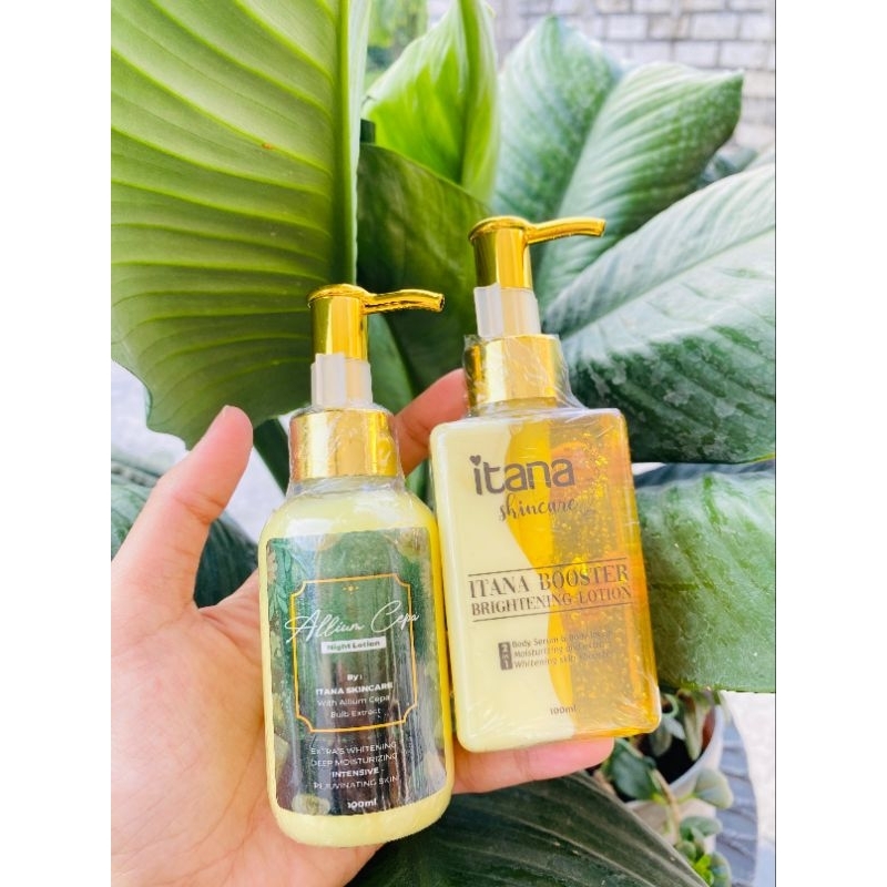 paket double glowing itana skincare / lotion siang dan malam itana skincare