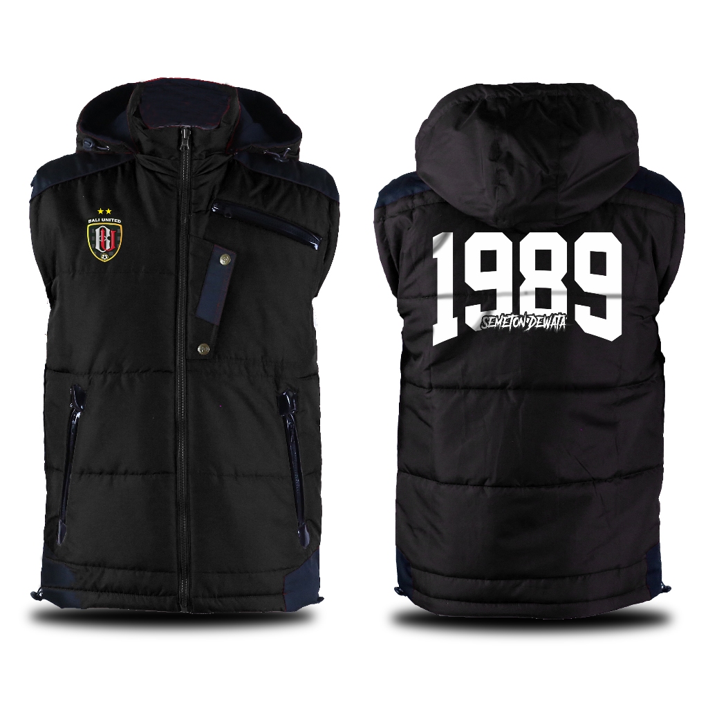 Rompi Hooligan Bali United 1989 Vest Black Brigade
