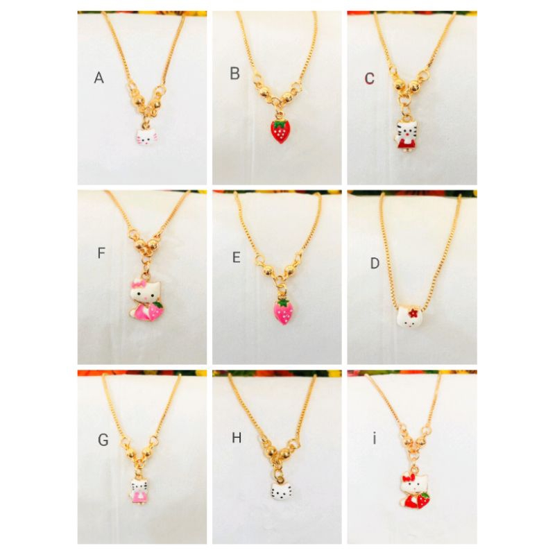 RK752. Grosir 10 PC kalung anak anak xuping lapis emas UK 35 cm