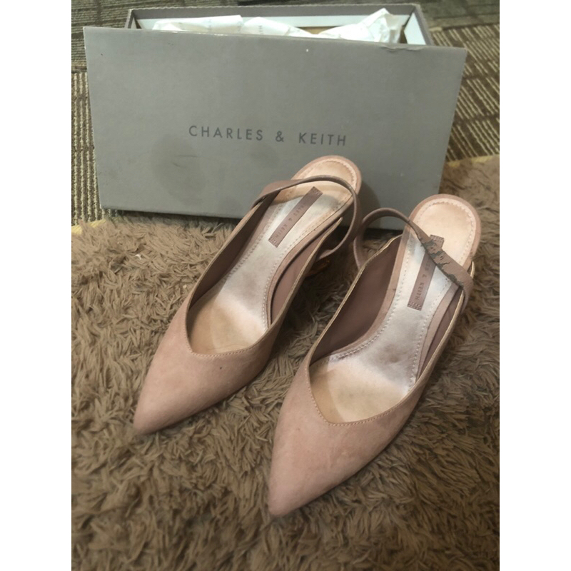 Sepatu sandal wanita heels PL CK charles n keith