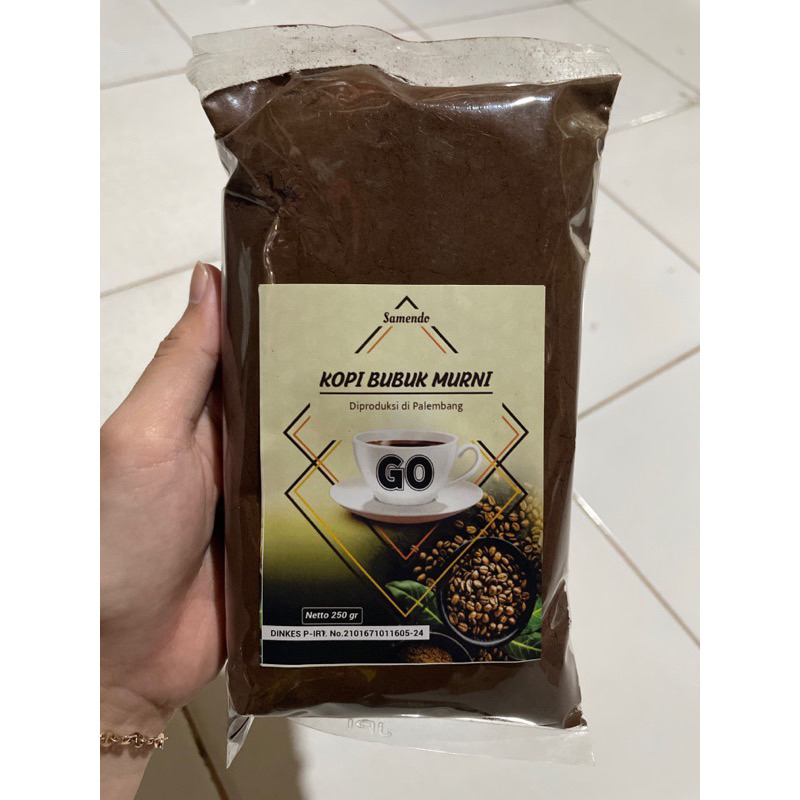 

KOPI BUBUK MURNI GO SEMENDO PALEMBANG 250gr