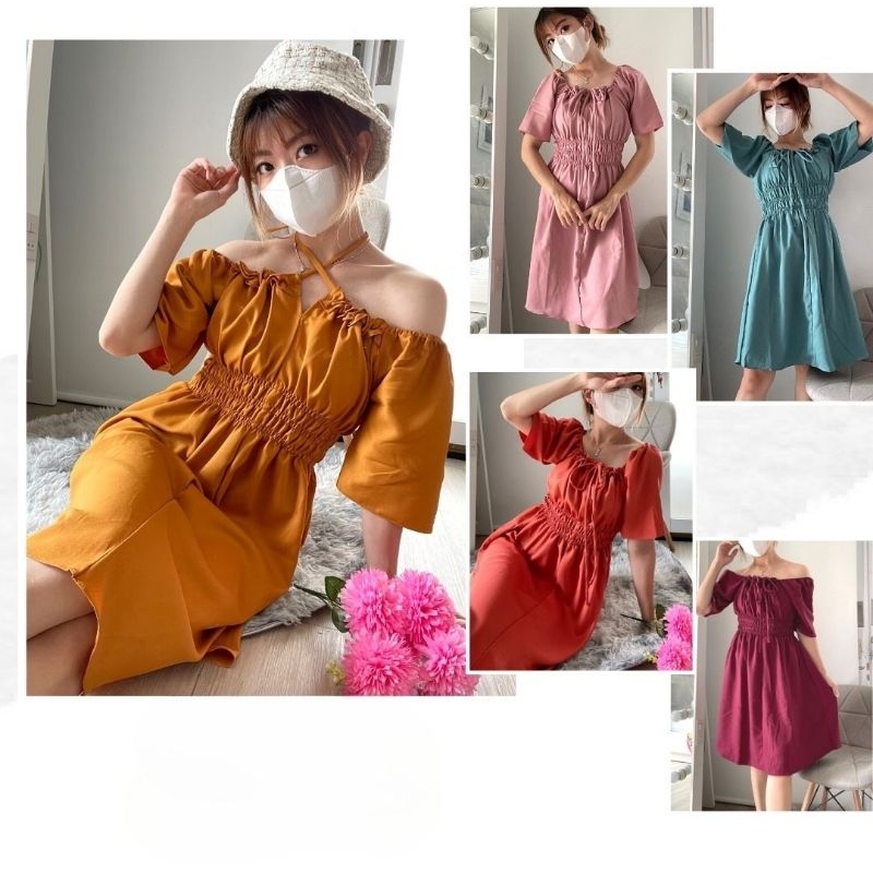 dress kekinian/dress casual/dress natalan