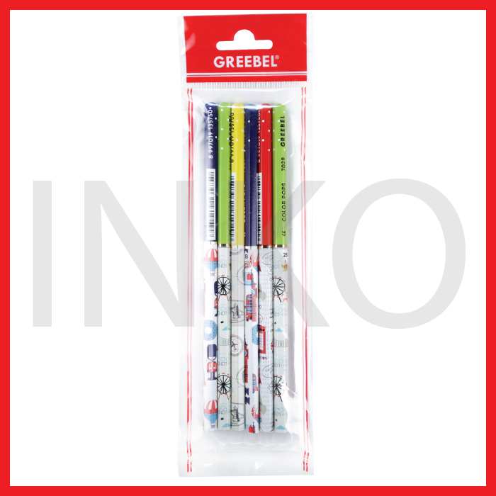 

GREEBEL PENCIL 2B COLOR POP 7029 6PCS