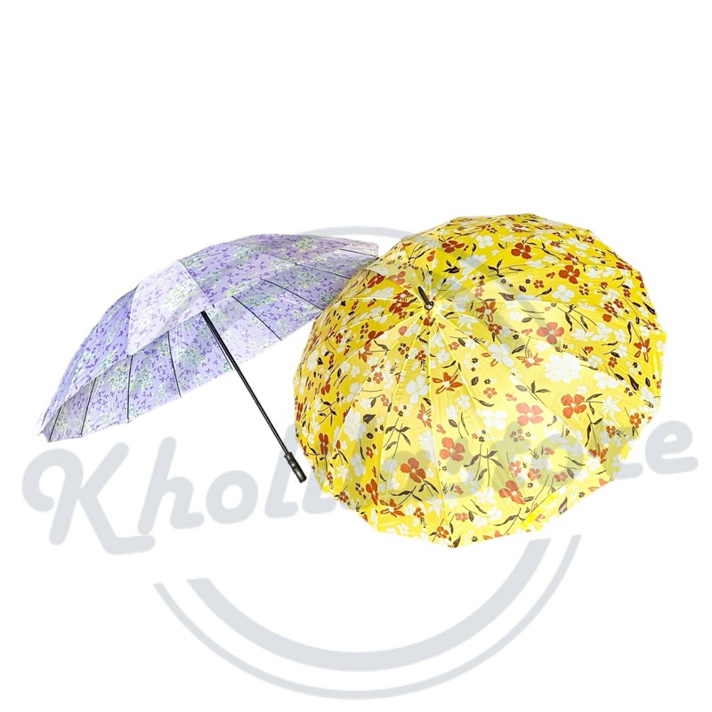 Payung Golf Jumbo / Payung Ukuran Besar Motif Bunga