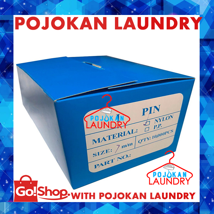 Terangshop17 I Pin/Isi Tag Pin Label / Tag Pin Saga 5 Mm / Refill Tag Pin Needle Isi 10.000 Pcs/ Isi