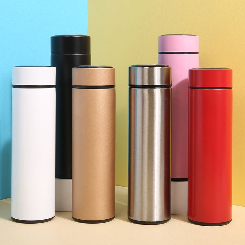 Termos Air Panas Mini LIFE + Box Tumbler Kopi Tempat Minum Thermos Sakura Kecil Botol Polos Vacum Tr