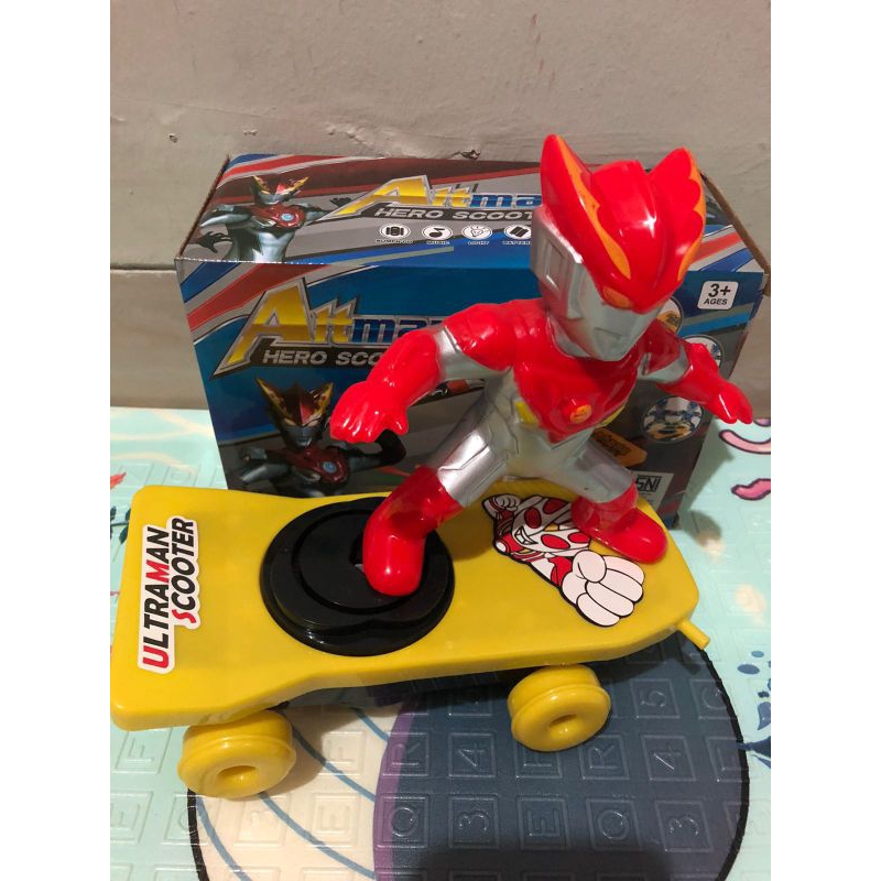 Mainan Sekuter Spiderman-Ultraman Skateboard anak