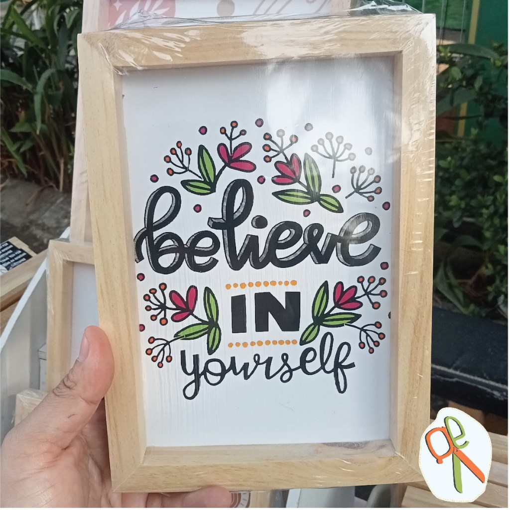 Wall Art Pigura Kayu 5R (12.7 x 17.8cm)