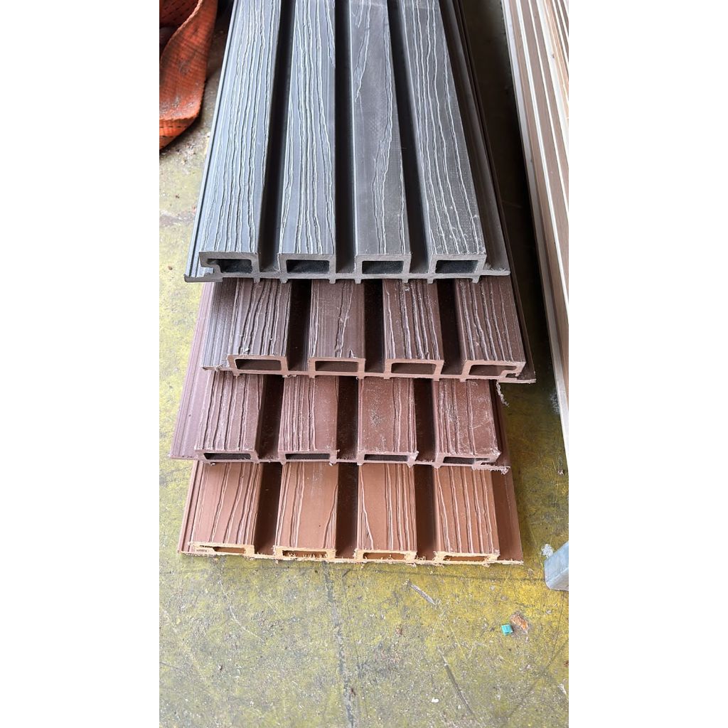 WOODPANEL WPC WALLPANEL OUTDOOR PANJANG 2,9 METER HARGA PER LEMBAR