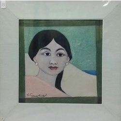 Lukisan Tatang Ganar Gadis Pantai Tahun 2003