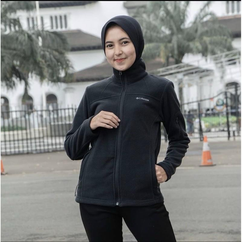 jaket polar full zipper original barang import women series