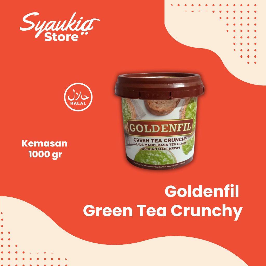 

GOLDENFIL 1 KG Goldenfil Green Tea Crunchy 1 kg goldenfill ocha matcha teh hijau